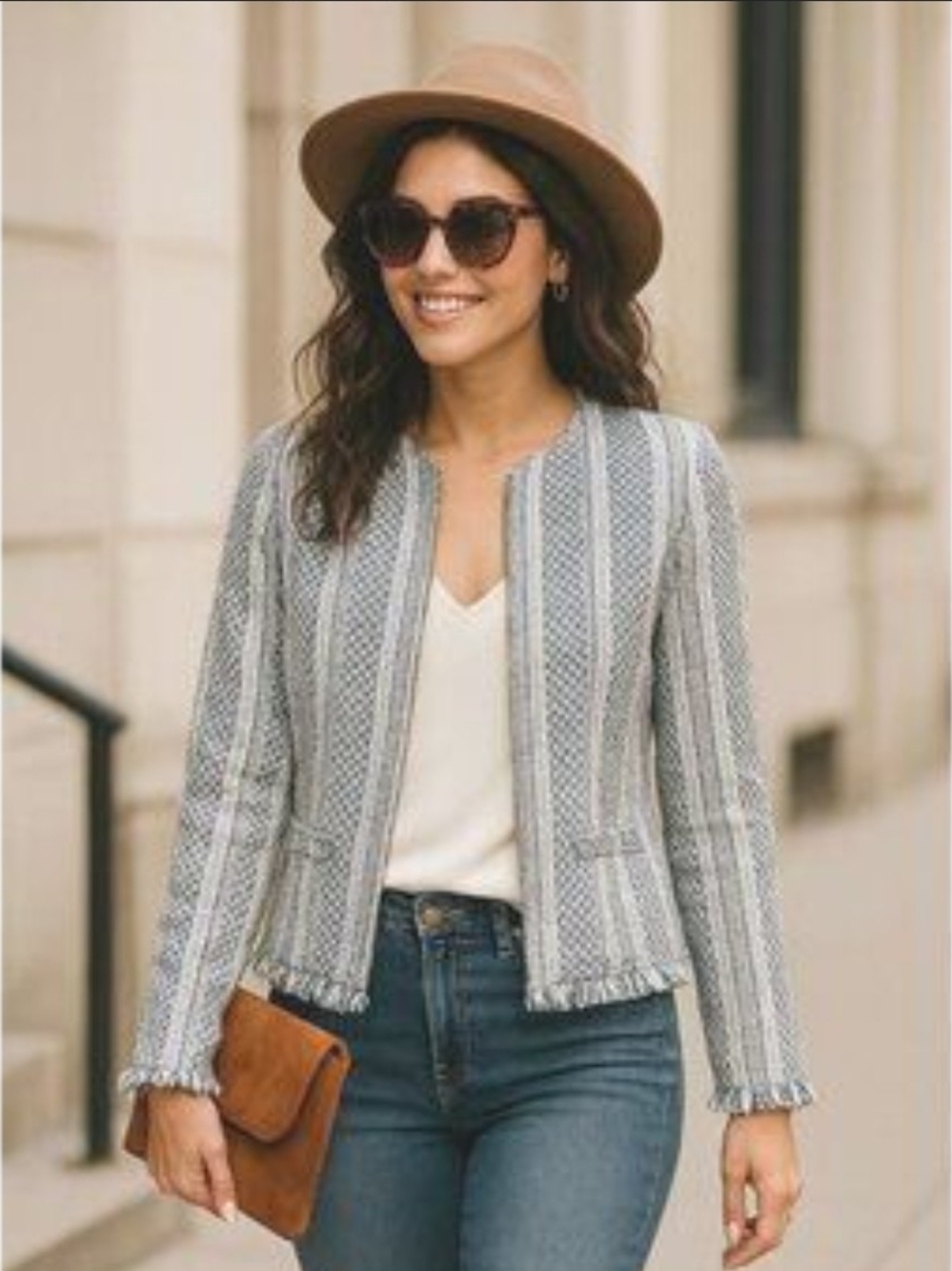 Adrienne Vittadini | Fringe Jacket